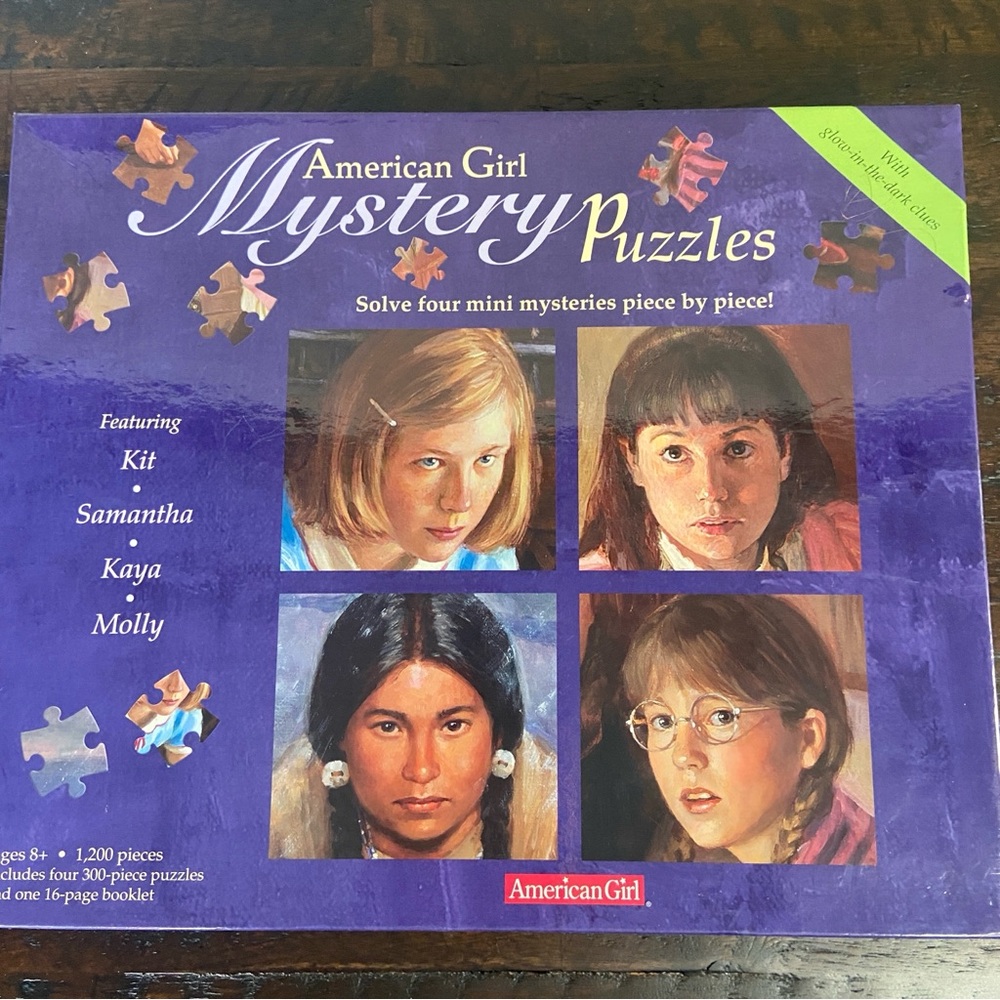 American Girl Collection Mystery Puzzles 4 Pack 300 Pieces Each